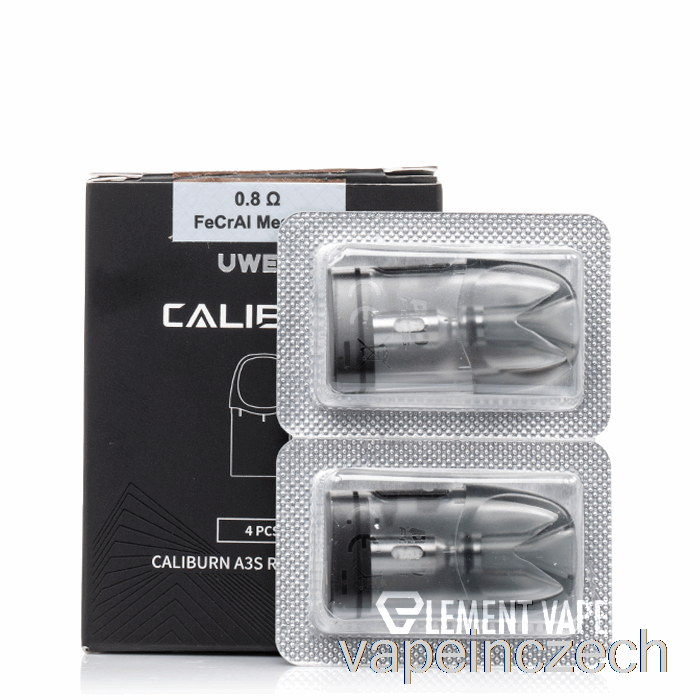 Uwell Caliburn A3s Náhradní Pods 0,8ohm Pods Vape Pero